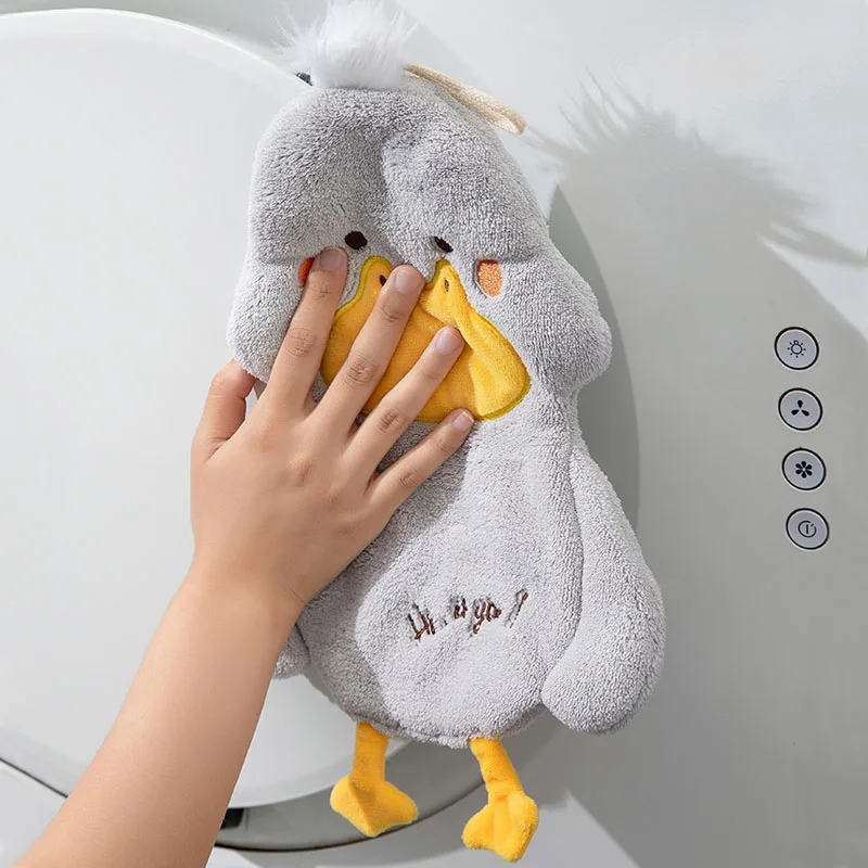 Goose Towel Cute Duck Print Hand Towels 16x30