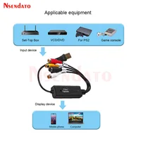 USB 2.0 Type C AV S Video Capture Card Adapter RCA AV Video Composite to USB Type C Converter Support NTSC PAL For Camera OBS PC - Image 2