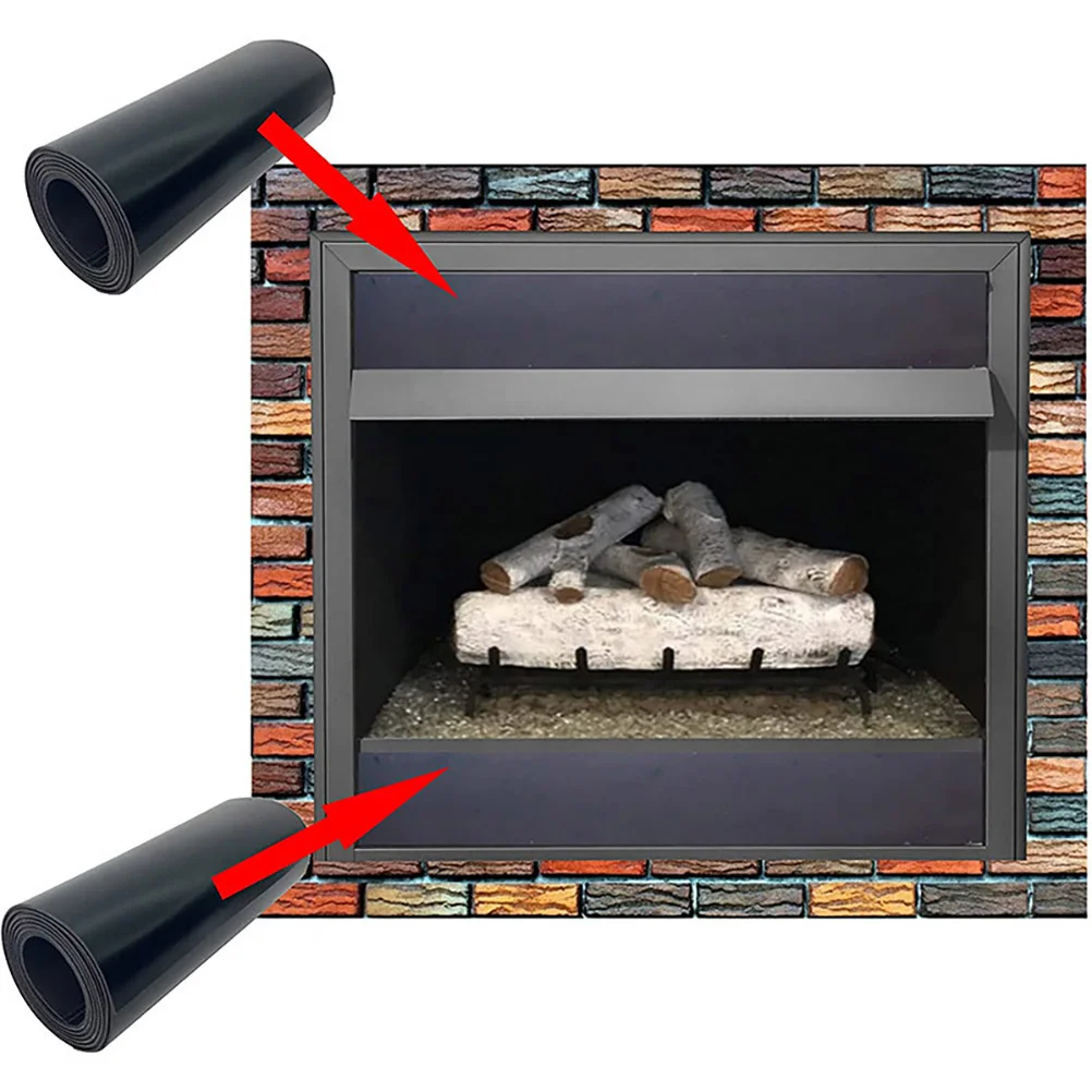Magnetic Fireplace Draft Cover Winter Vent Blocker Wire Mesh Screen Insulation Stove Heating Cooling Fireplaces Dust Protector