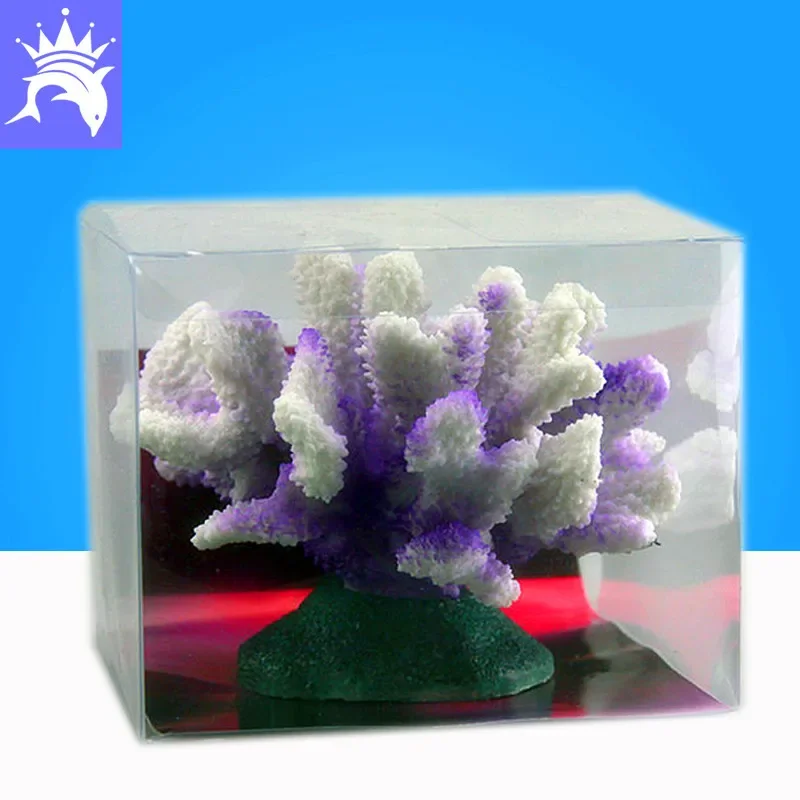 

Fish Tank Decoration Artificial Flower Coral Aquarium Luminous Flower Coral aquarium background 3d fish tank decoration