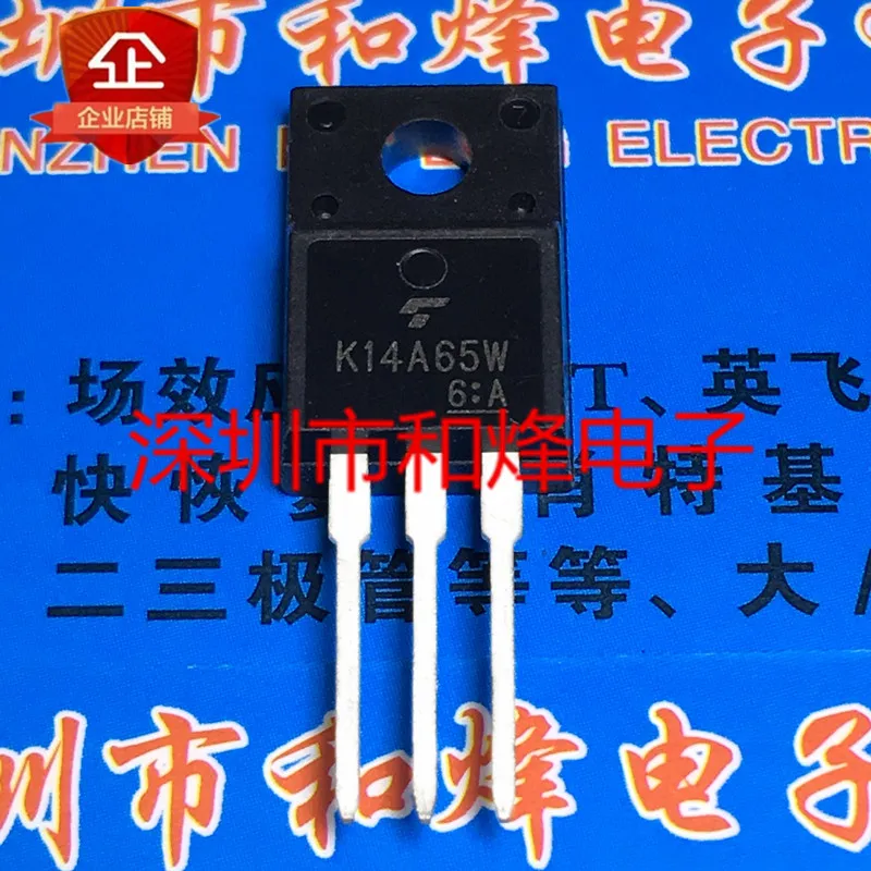 

30pcs original new K14A65W TK14A65W TO-220F 650V 13.7A