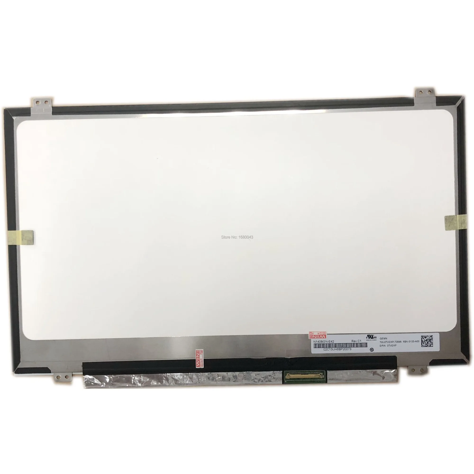 

N140BGN-E42 Rev C1 с сенсорным дигитайзером, светодиодный дисплей, экран для ноутбука, 40 контактов, для DELL