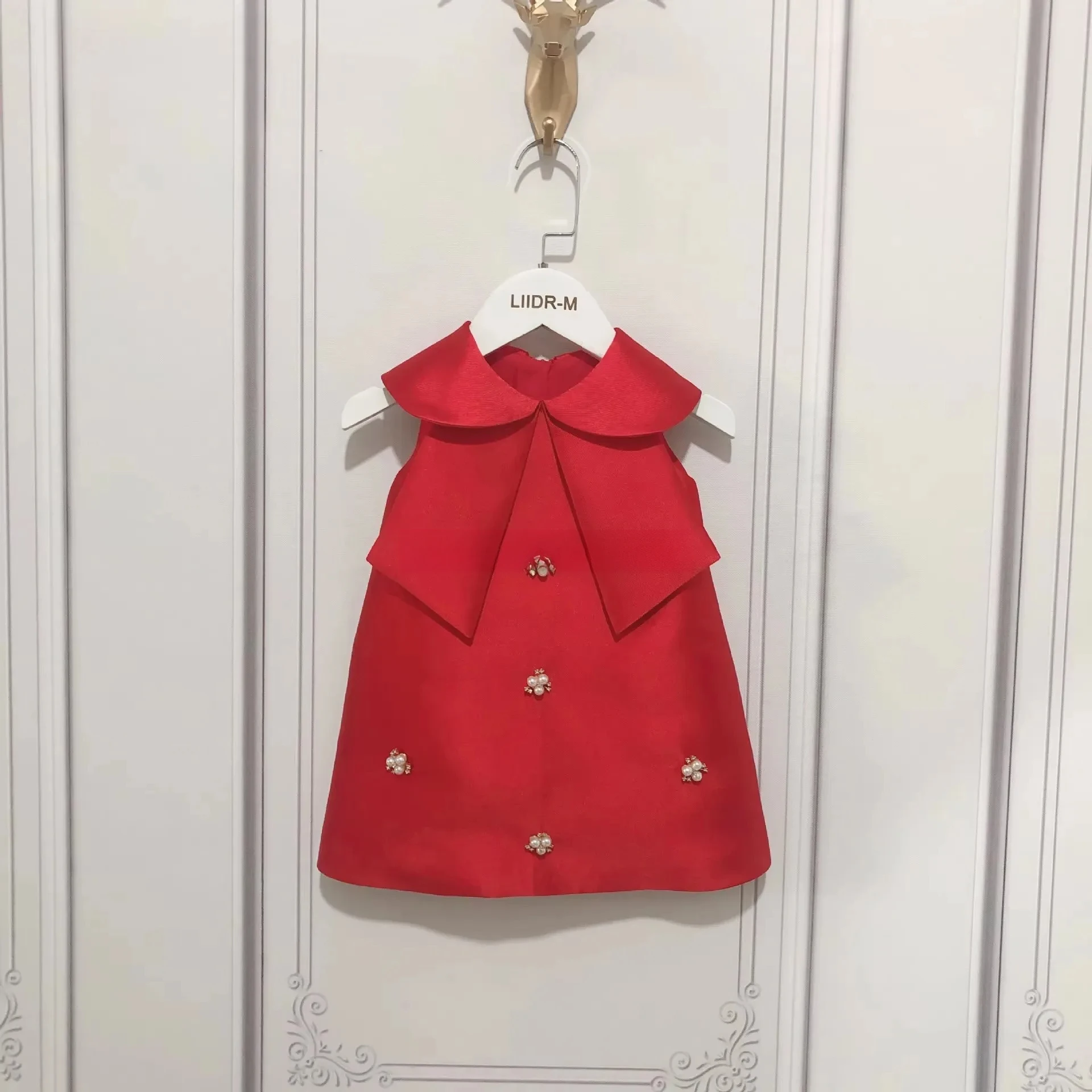 2024New الفتيات النمط الغربي بأكمام طويلة RedAWord...