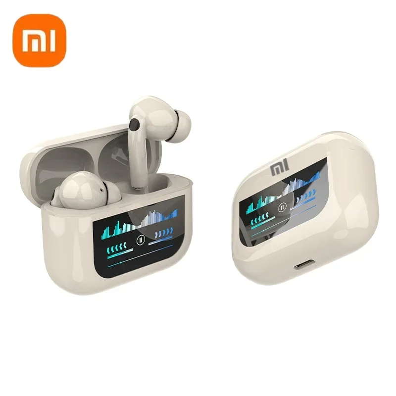 Auriculares con pantalla LED Xiaomi, auriculares ANC TWS, auriculares inalámbricos Bluetooth, cancelación de ruido IPX5 con micrófono para Android iOS