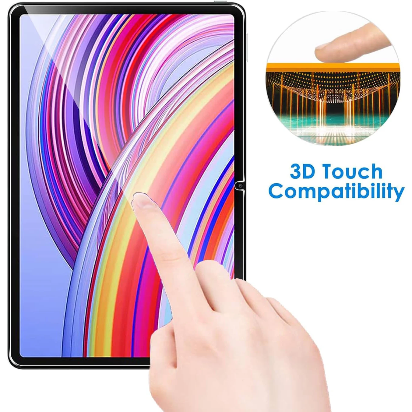 9H Tempered Glass Screen Protector for Xiaomi Redmi Pad Pro 12.1'' Poco Pad 12.1'' 2pcs