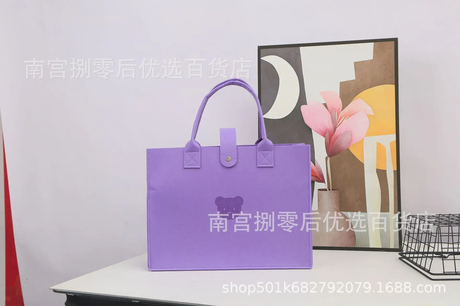 Enhanced Thickened Felt Bag - Portable, Durable Handheld Tote