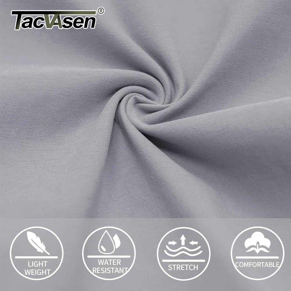 TACVASEN 여성용 야외 카프리 반바지, 방수 하이킹, 빠른 건조, 경량 운동 반바지, 주머니가 있는 카고 조거, 여름