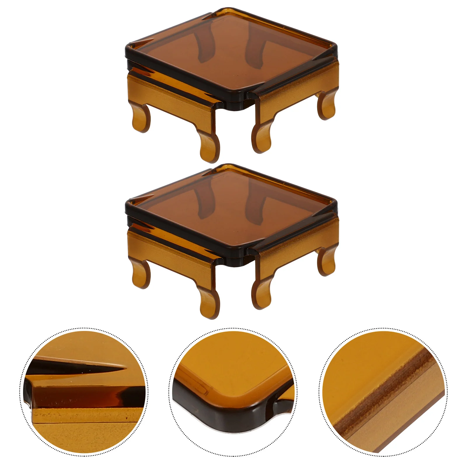 

2Pcs Decorative Spotlight Lampshade for Car Square Off-road Vehicles Lampshade