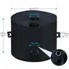 1Pc Water Filled Umbrella Base Mesh Cloth Sun Umbrella Base Heavy Duty Water Weight Bags for Canopies Umbrellas for Patio 5