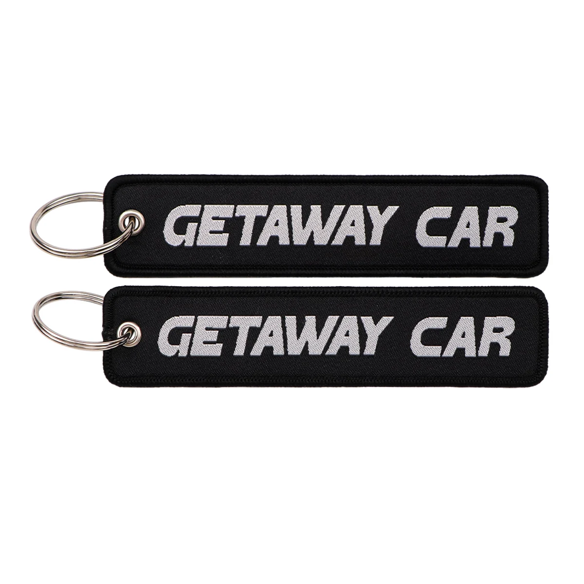 Humorous Embroidered Keychain - Key Ring Holder Accessory and Gift