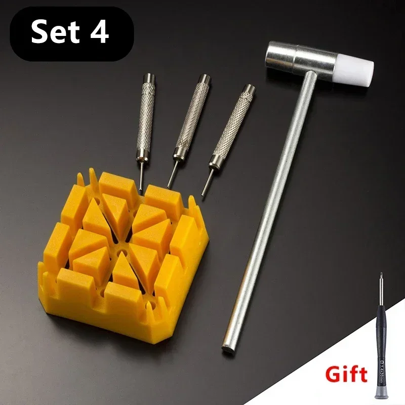 Watch Strap Adjustment & Repair Tool Kit with Easy Pin Removal
