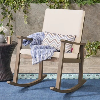 Wooden Indoor Outdoor Rocking Chair 1