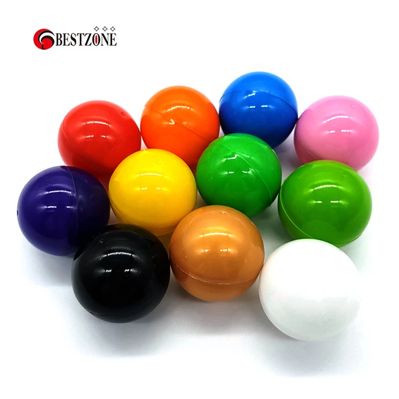 100Pcs/Lot 50MM About 2 Inch Round Plastic PP Toy Capsules Empty