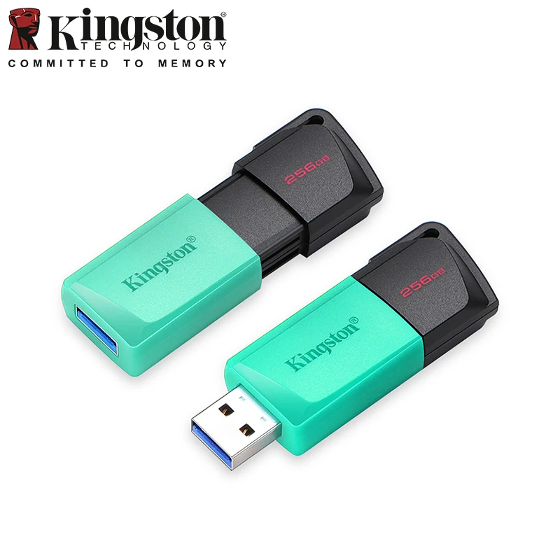 High-Speed Kingston USB 3.2 Flash Drive - 64GB to 256GB Storage Options