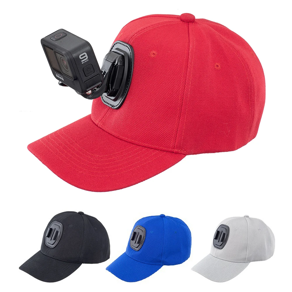 Sports Cameras Accessories Cap for Gopro|insta360|sjcam Camera Holder Hat Baseball Cap for Action Photography Easy Mount Sun Hat