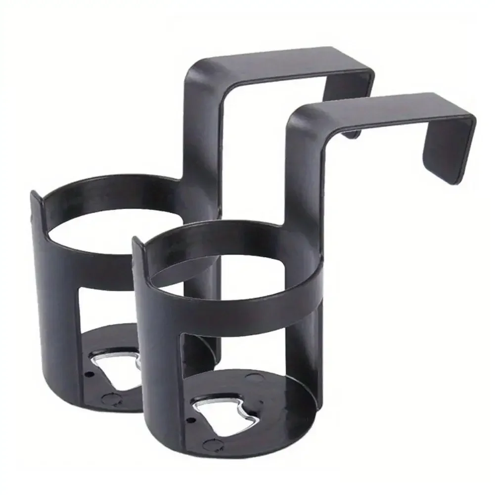 1/2Pcs Car Beverage Cup Holder Car Cup Holder Door Seat Window Armrest Seatback Black Plastic Beverage Cup Holder