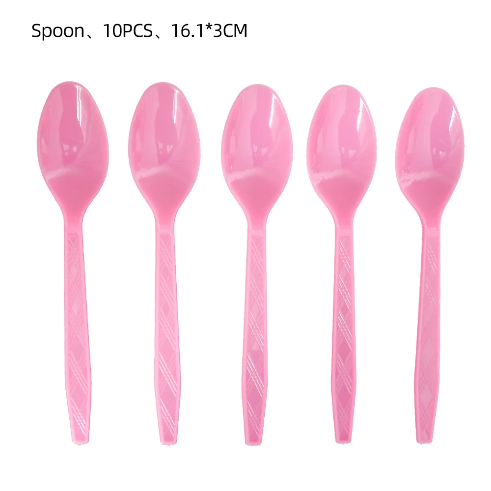 Pink spoon 10pcs