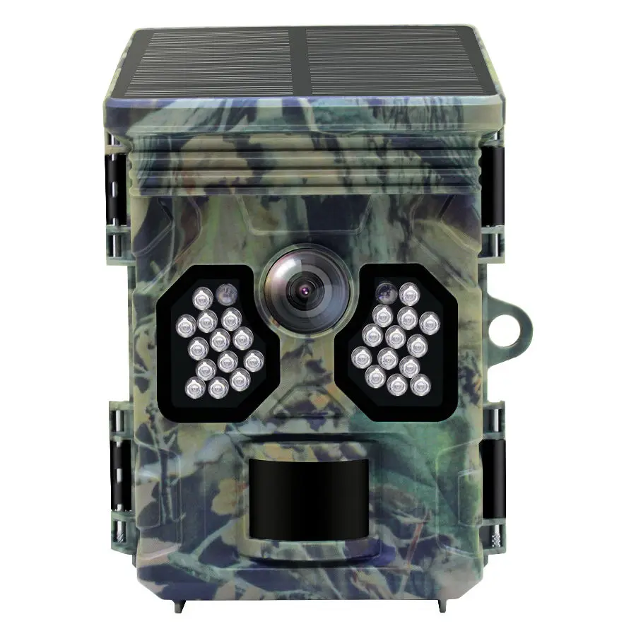Caméra trail solaire 50MP 4K vidéo 0.4s - Surveillance jardin et faune avec vision nocturne étanche