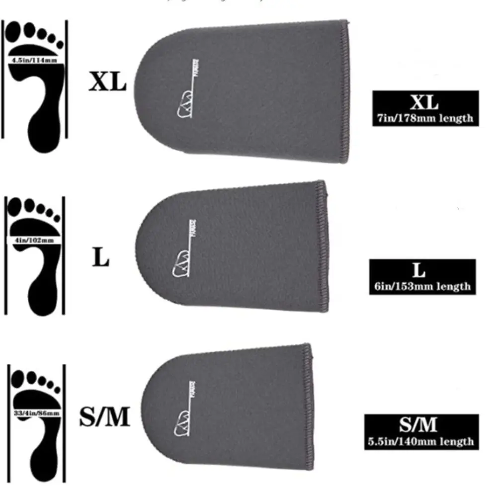 Neoprene Thermal Toe Warmers for Skiing and Winter