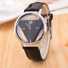 

Simple INS Women Watch, Personalized Fashion Double-sided Hollow Hollow, Trendy Triangle Watch