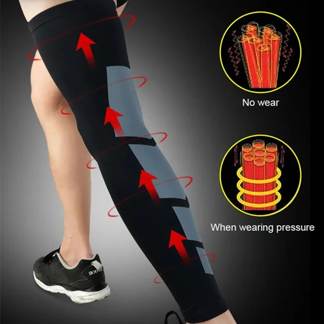 1/2pcs Leg Compression Sleeve Men Women Basketball Running Knee Brace Sleeve Legging Breathable Elastic Cycling Leg Warmers 5