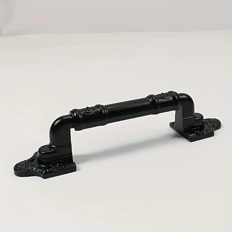 Vintage Metal Door Handles Gloss Finish Rustic Barn Door Pulls for Cabinet Wardrobe Sliding Doors