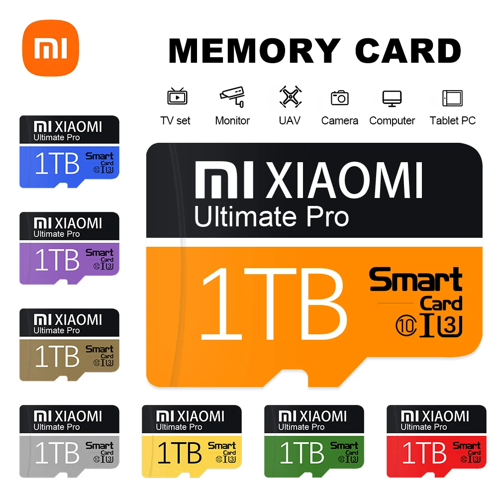 Xiaomi Micro Memory Card Scheda Flash Sd Ad Alta Velocità Per Fotocamera Dji Nintendo Switch 2Tb A2 4K Hd 1Tb Mini Tf Sd Card Spedizione Gratuita