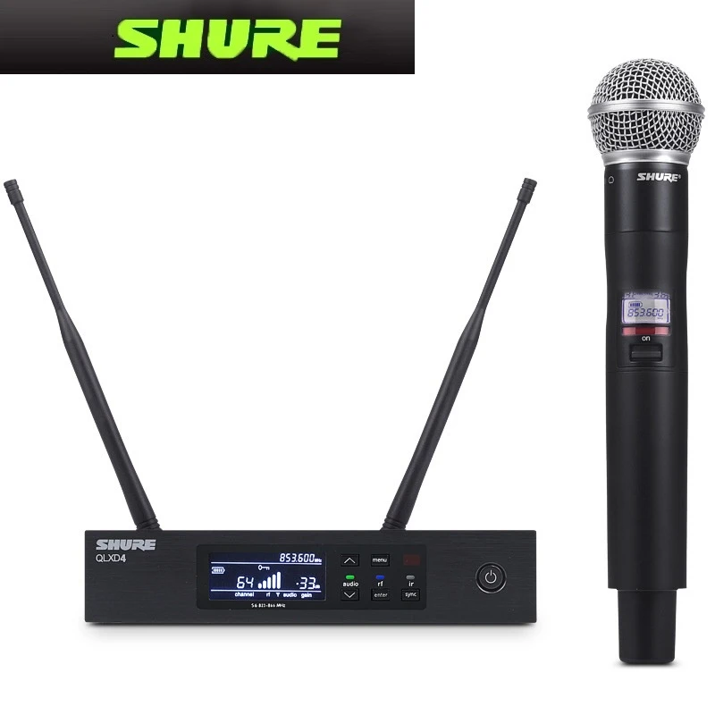 Shure Wireless Microphone Set Shure Qlxd4 Uhf Wireless Microphone