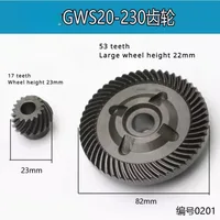 1 Set Metal Gear Set Replacement For GWS 20 - 230 Angle Grinder 1