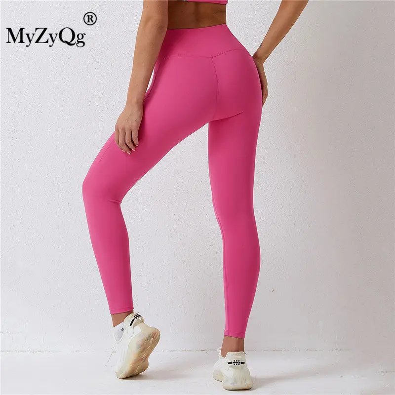 

MyZyQg Women Outdoor Sports Yoga Leggings Quick Dry Fitness Running Gym Biker Cycling Workout Pilates Push Up Pant Tight