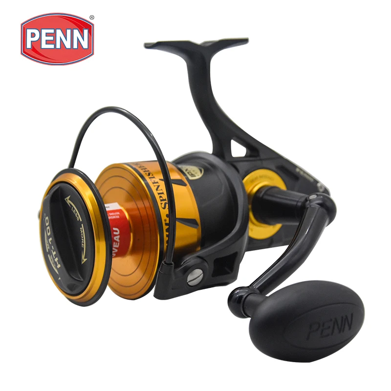 100% оригинальная спиннинговая Рыболовная катушка PENN Spinfisher VI SSVI 2500-10500 с