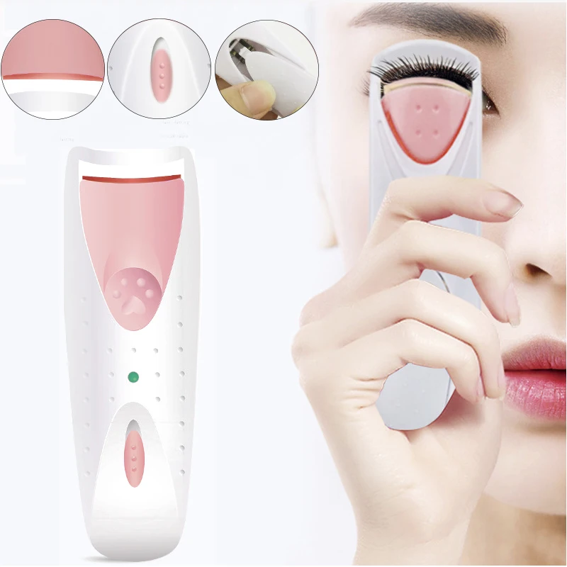 Professional Electric Eyelash Curler Lasting Natural Intelligent Temperature Control Eyelash Clip Curl Eyelashes Makeup Tools eyelash curler