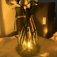 Creative Handmade Tree Branch Night Light Retro Style LED Ambient Desktop Decoration for Bar Counter Home Ornament Lighting 6