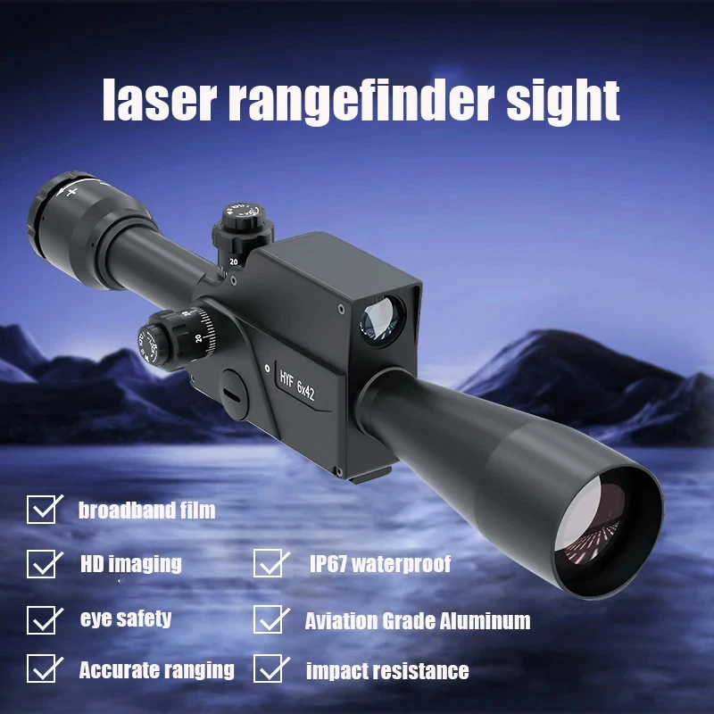 RiflerangefinderhighdefinitionbeeldvormingIP67waterdichtprecisie