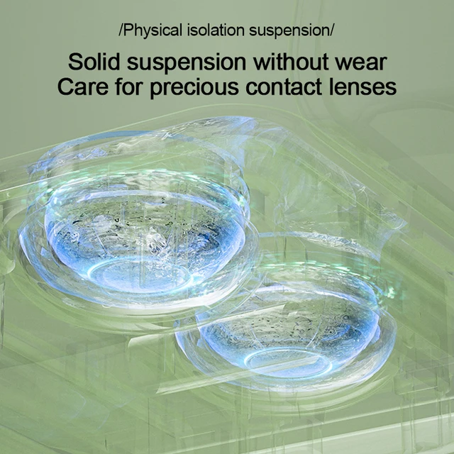 Mini Ultrasonic Cleaner Portable Intelligent Contact Lens Cleaning Machine High Frequency Vibration Cleaning Sterilization 2