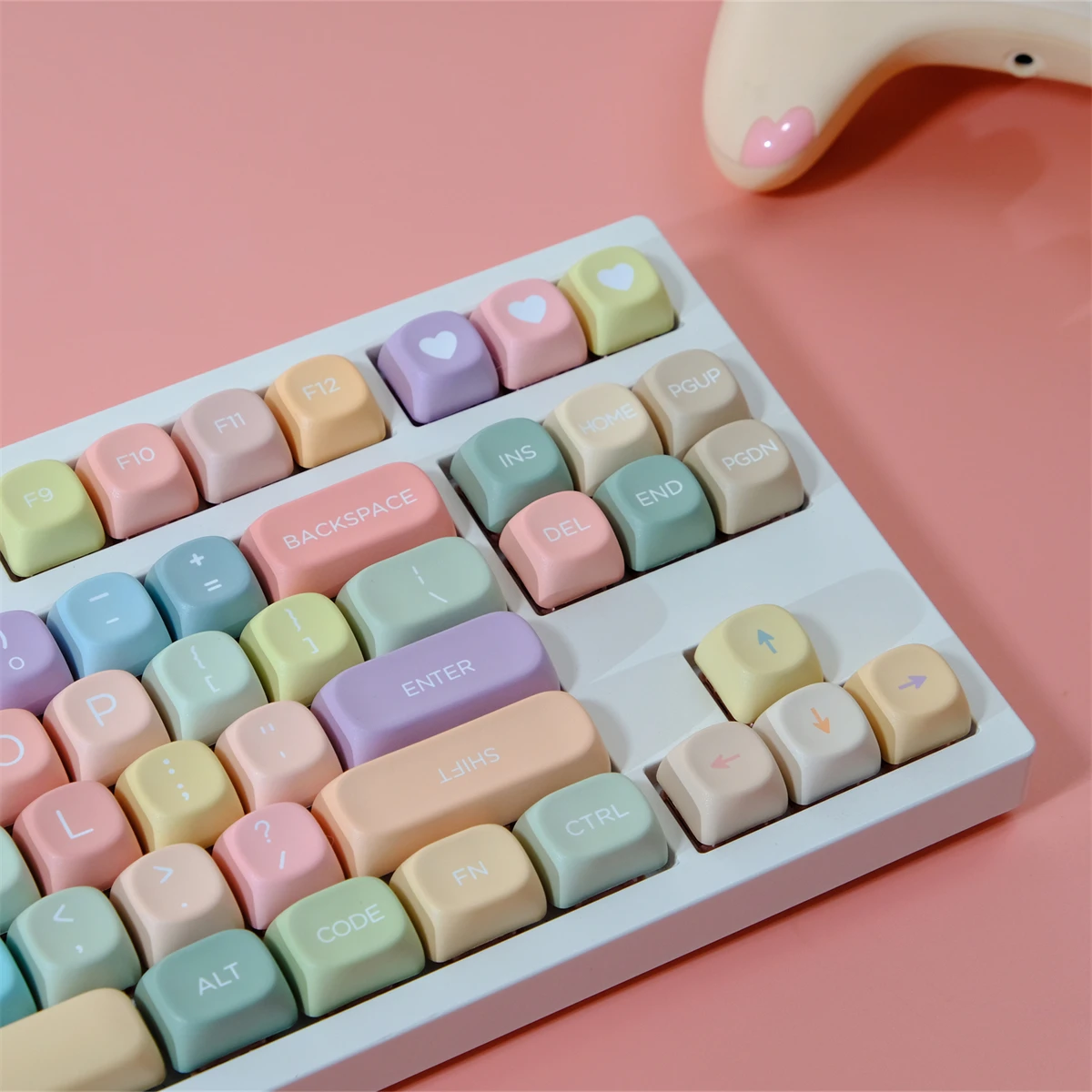 Moa Jelly Delights Keycaps Pbt Dye Sub Keycap Chaves Doces Coloridas 126 Teclas para Teclado Mecânico Fazendo - Imagem 6