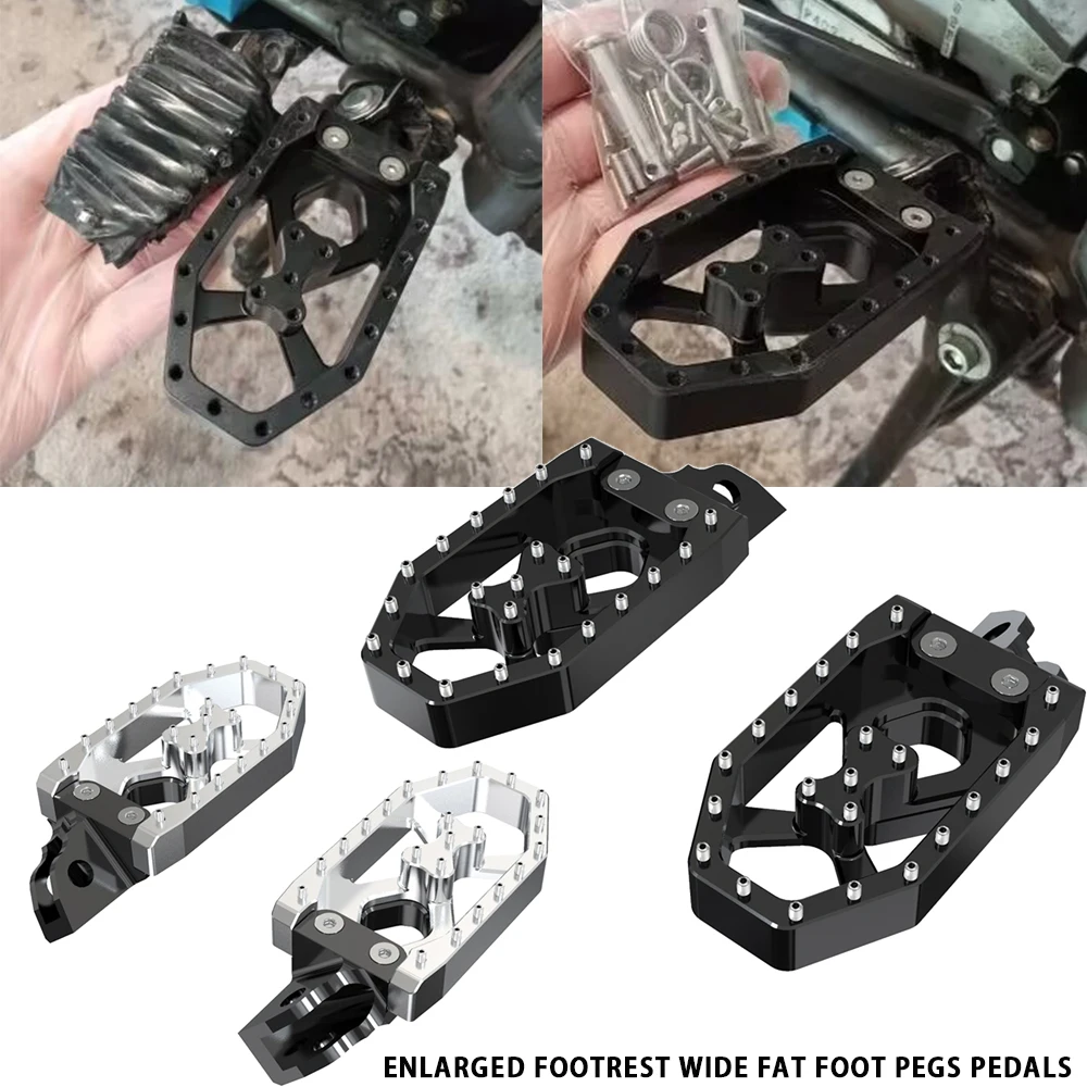 

Motorcycle Foot Pegs Footrests Pedals Pegs Enlarged FootRest For Suzuki DR 650 SE DR650/SE DR650 DR650 1996-2020 2021 2022 2023