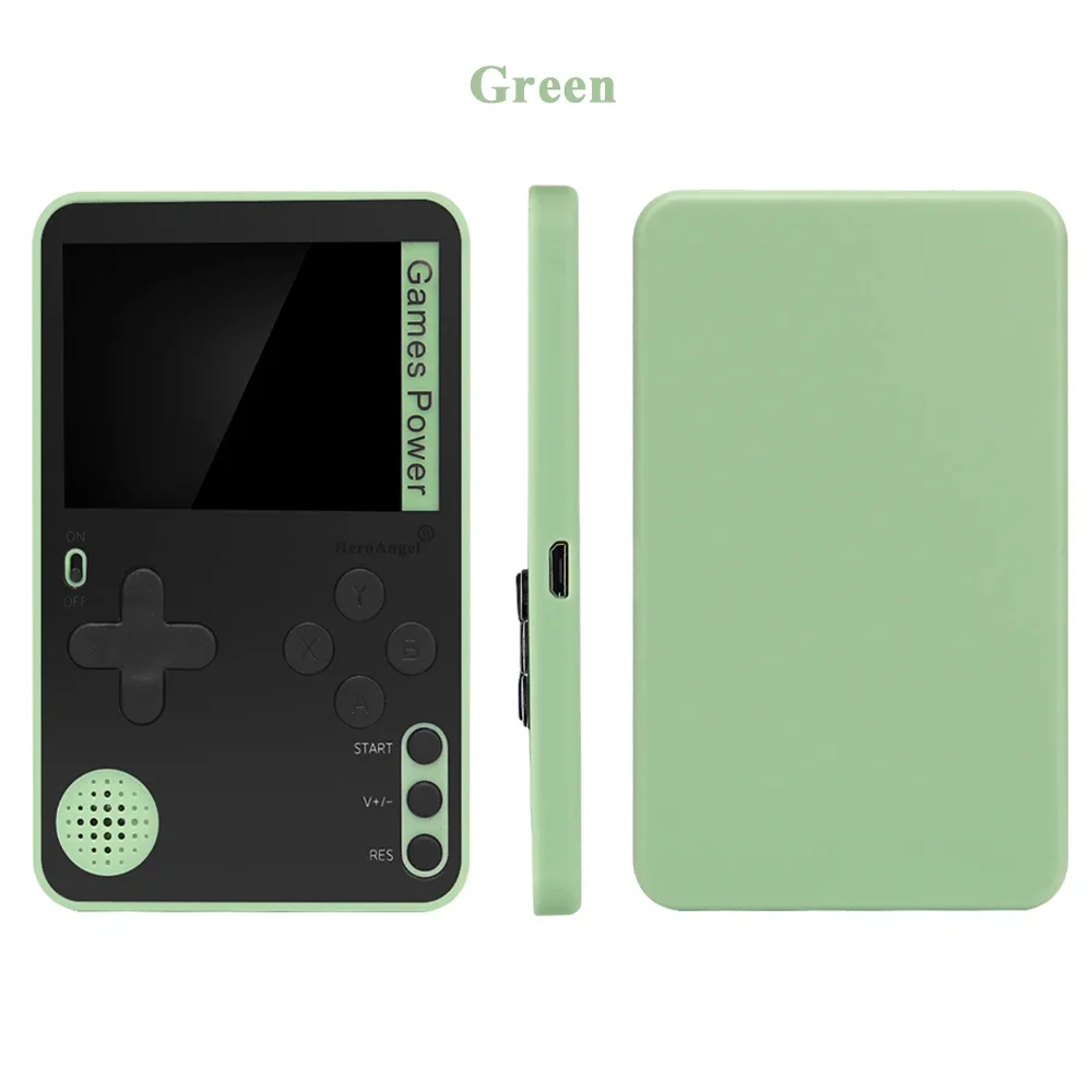 NEW K10 Mini Portable Video Game Console Ultrathin Game Player Built-in 500 Classic Games 6.5mm Pocket Player Kids Gift 3 COLORS