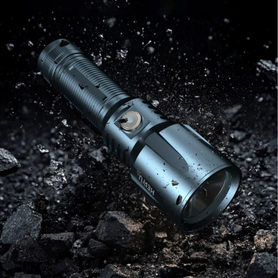 Rechargeable Aluminum Tactical Flashlight 3000 Lumens for Camping