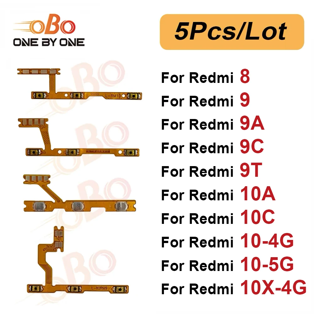 Enhanced Power Switch Button Flex Cable Replacement - Set of 5 Pieces