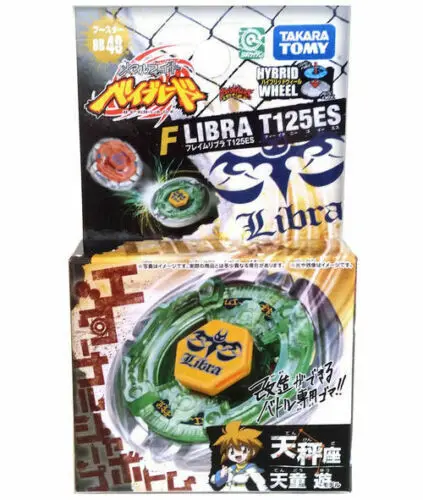 Genuine Takara Tomy Japan Metal Fusion Beyblade Bb-48 Flame Libra T125Es