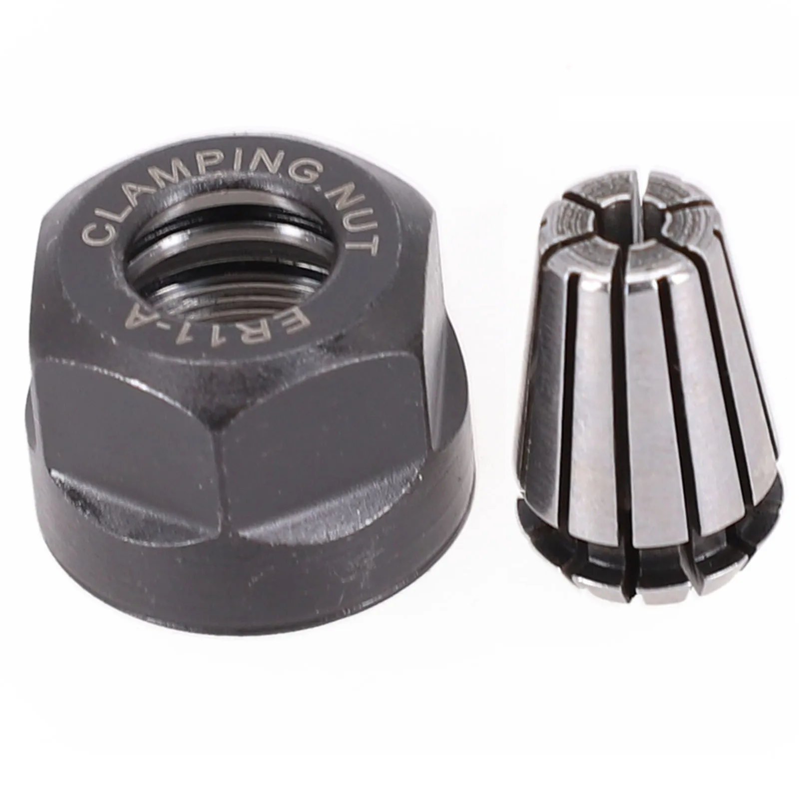 2pcs ER11 Chuck Collets Clamping Nuts For CNC Milling Engraving Machine Lathe Parts 6mm 5mm 4mm 3.175mm CNC Milling Tool