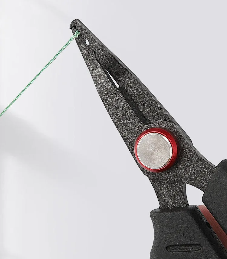 Angelschere Tragbare Outdoor-Köderzange zum Schneiden von Angelschnur Rostfreier Edelstahl Professionelle Werkzeuge – Detail 3
