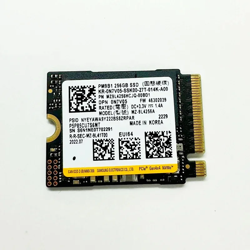 Samsung PM9B1 512GB 256GB 128GB 2230 ソリッドステートドライブ M.2