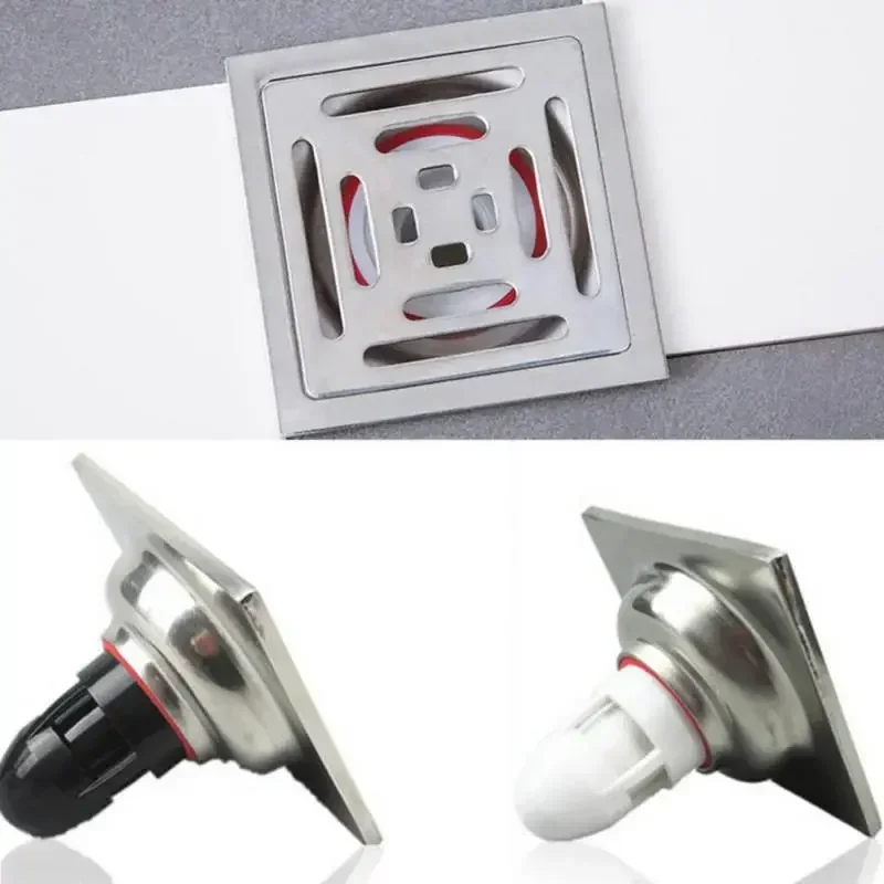 Bath Shower Strainer Kitchen Bathroom Water Drain Filter Cover Plug Trap Siphon Sink Insect Prevention Deodorant Drain Plug