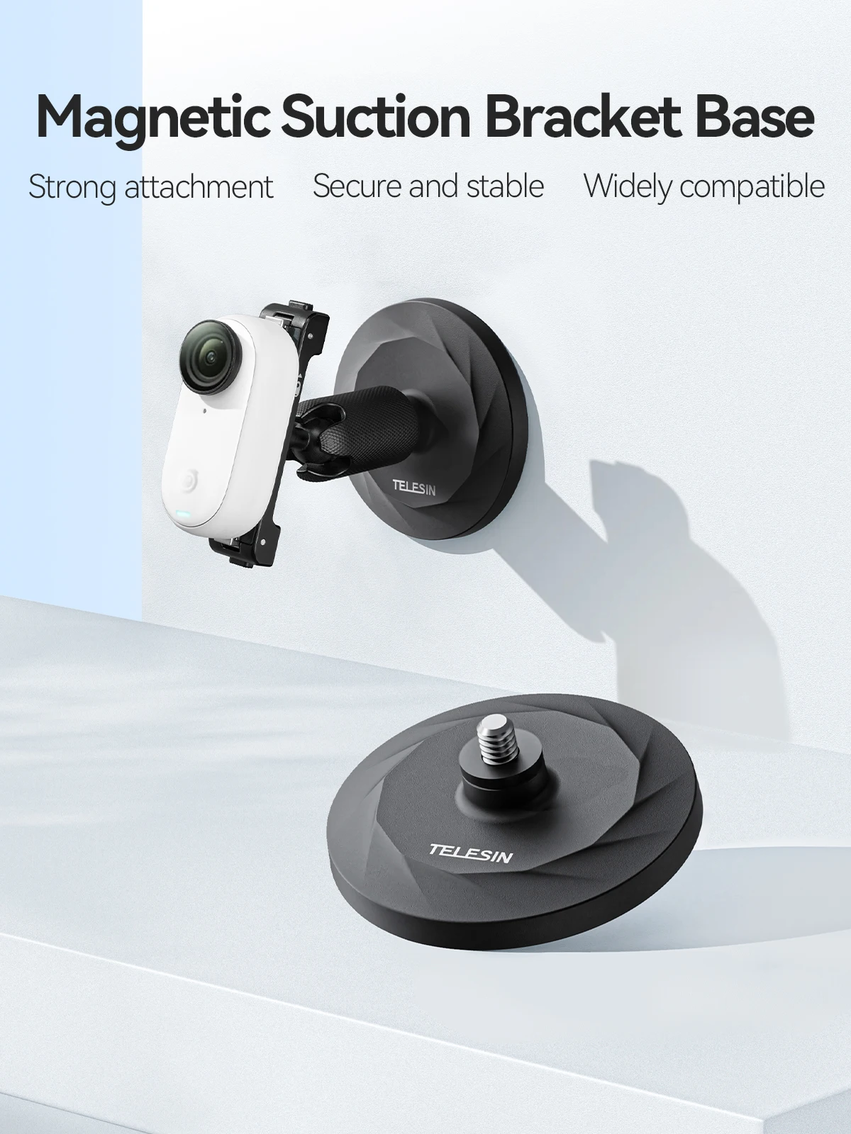 Magnetic Suction Bracket Base Action Camera Holder For  G03 For  Go3 Accessories