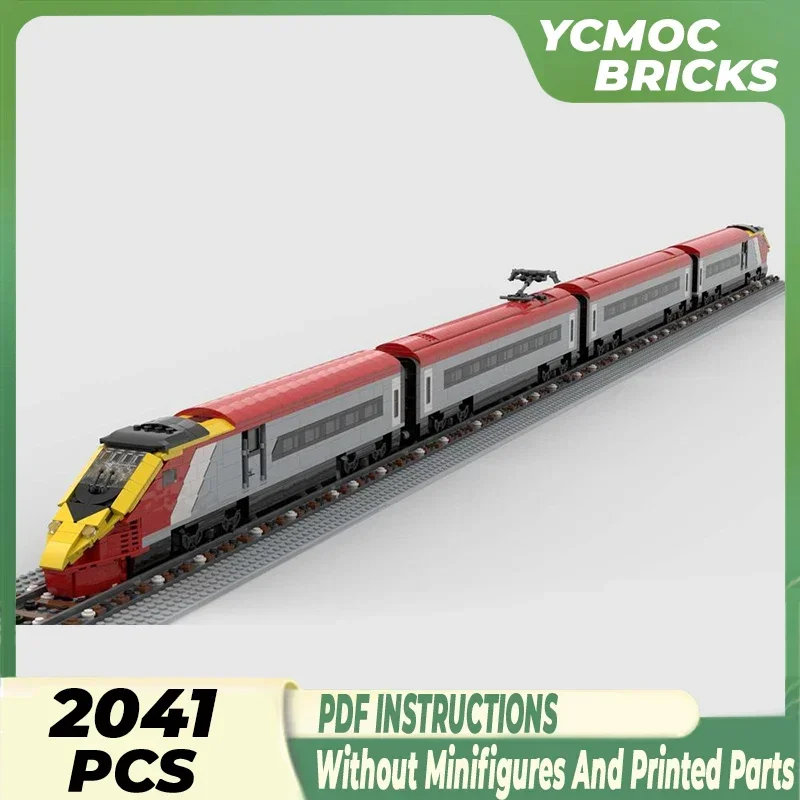 

Moc Building Bricks City Car Series Model UK High Speed Train Technology Modular Blocks Gifts Christmas Toys DIY Sets Assembly