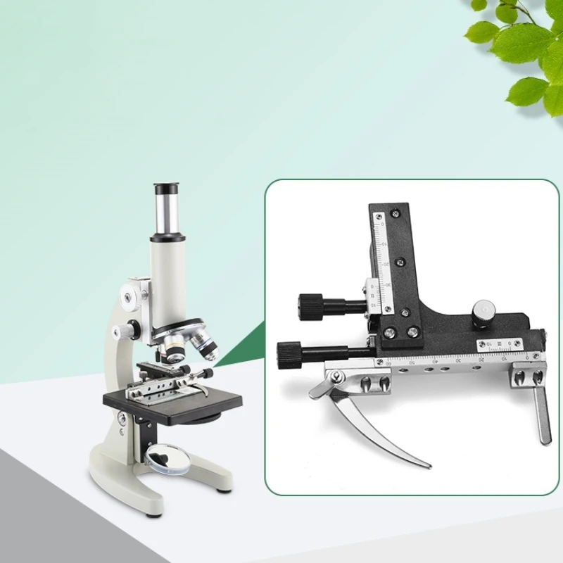 XSP Biological Microscope Mechanical Stage X-Y Movable Stage with Scale Ruler biological microscope