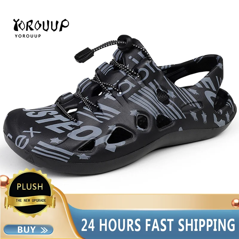 

Outdoor Sandals New Men Shoes Garden Men's Shoes Summer Comfortable Men's Hiking Shoes EVA High Quality Fashion Slippers 2023