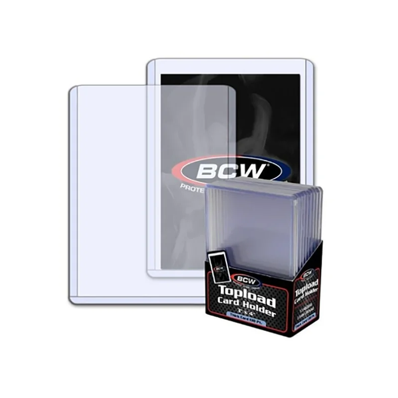 

25PCS/BOX 35PT BCW Transparent Toploader MTG Card Holder MGT Card Sleeves YUGIOH Protector Suitable for Star CARDS/PKM/TCG